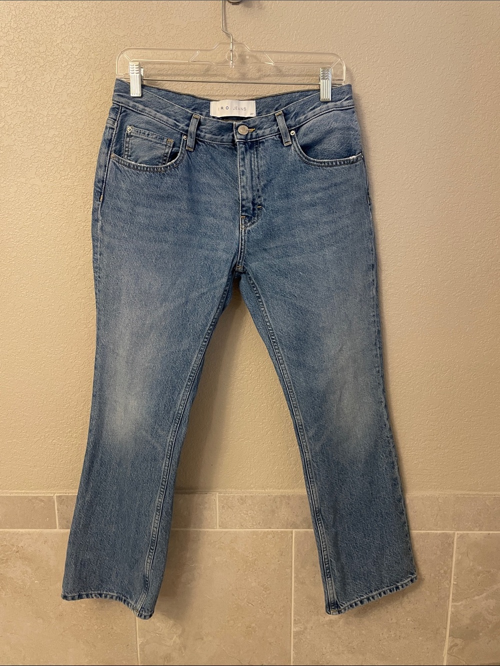 IRO Fitte Freya Cropped Flare Denim Jeans